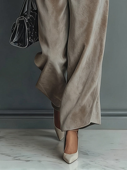 Amanda | Women's Turtleneck Casual Warm Velvet Suit